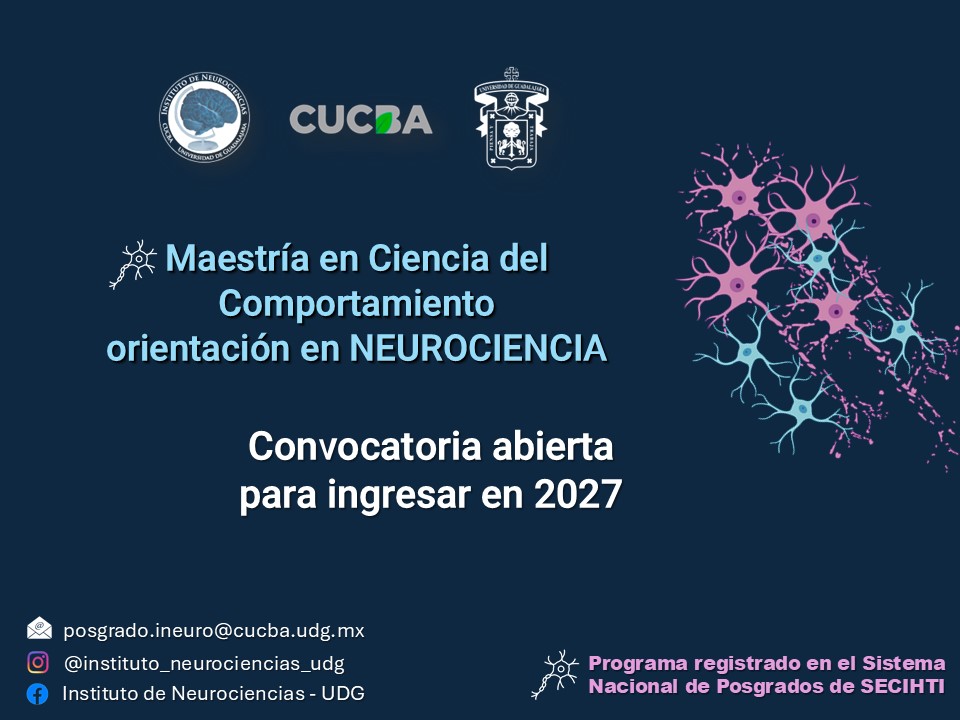 Convocatoria Maestria en ciencia del comportamiento
