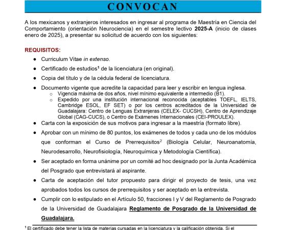 Convocatoria Maestría Pagina 1 